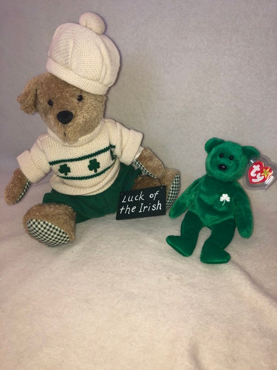 st patrick's beanie baby