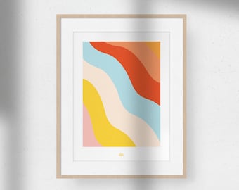 Rainbow illustration poster interior decoration - Rainbow