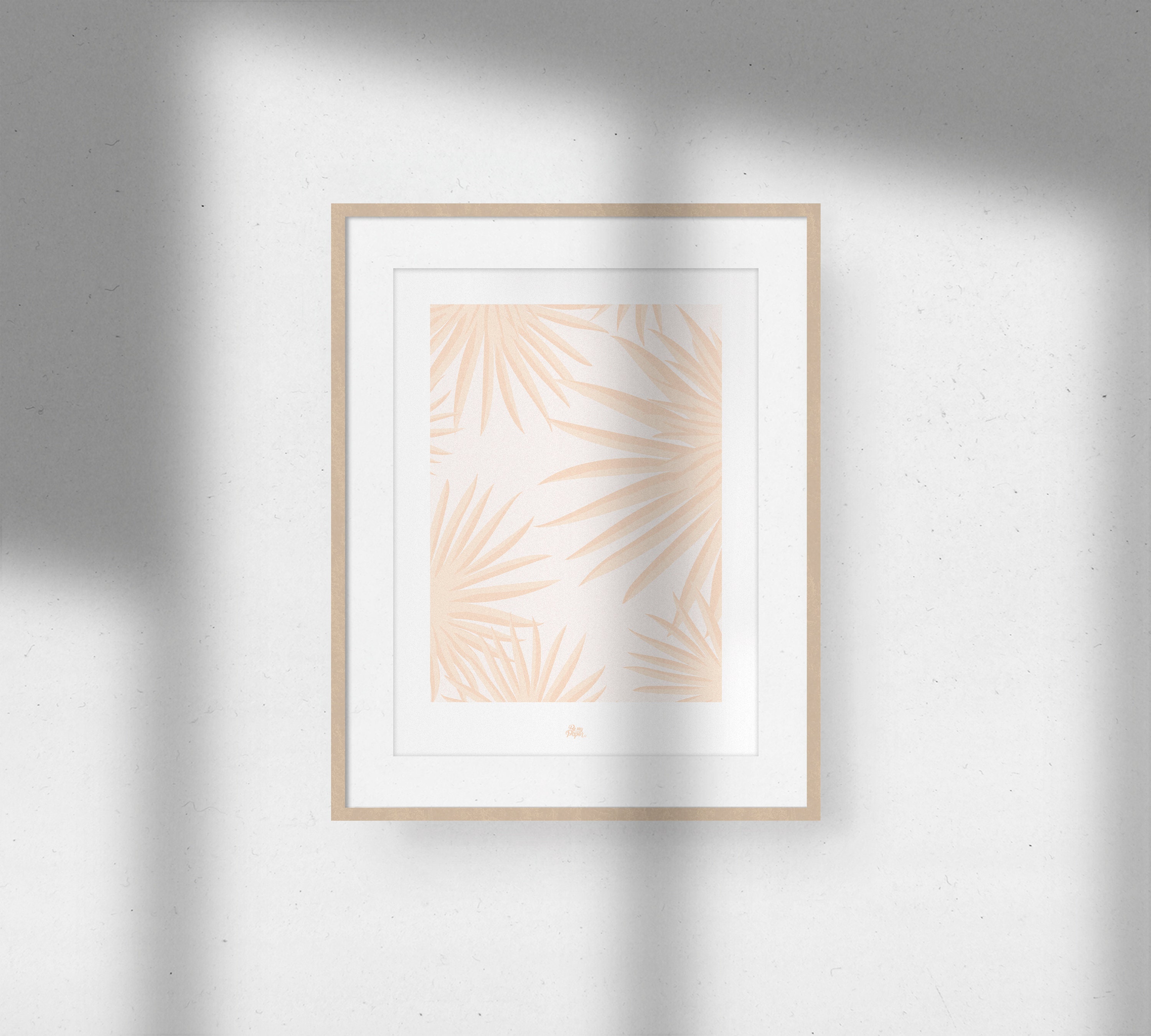 Affiche Illustration Tropicale Décoration Intérieure - Palm