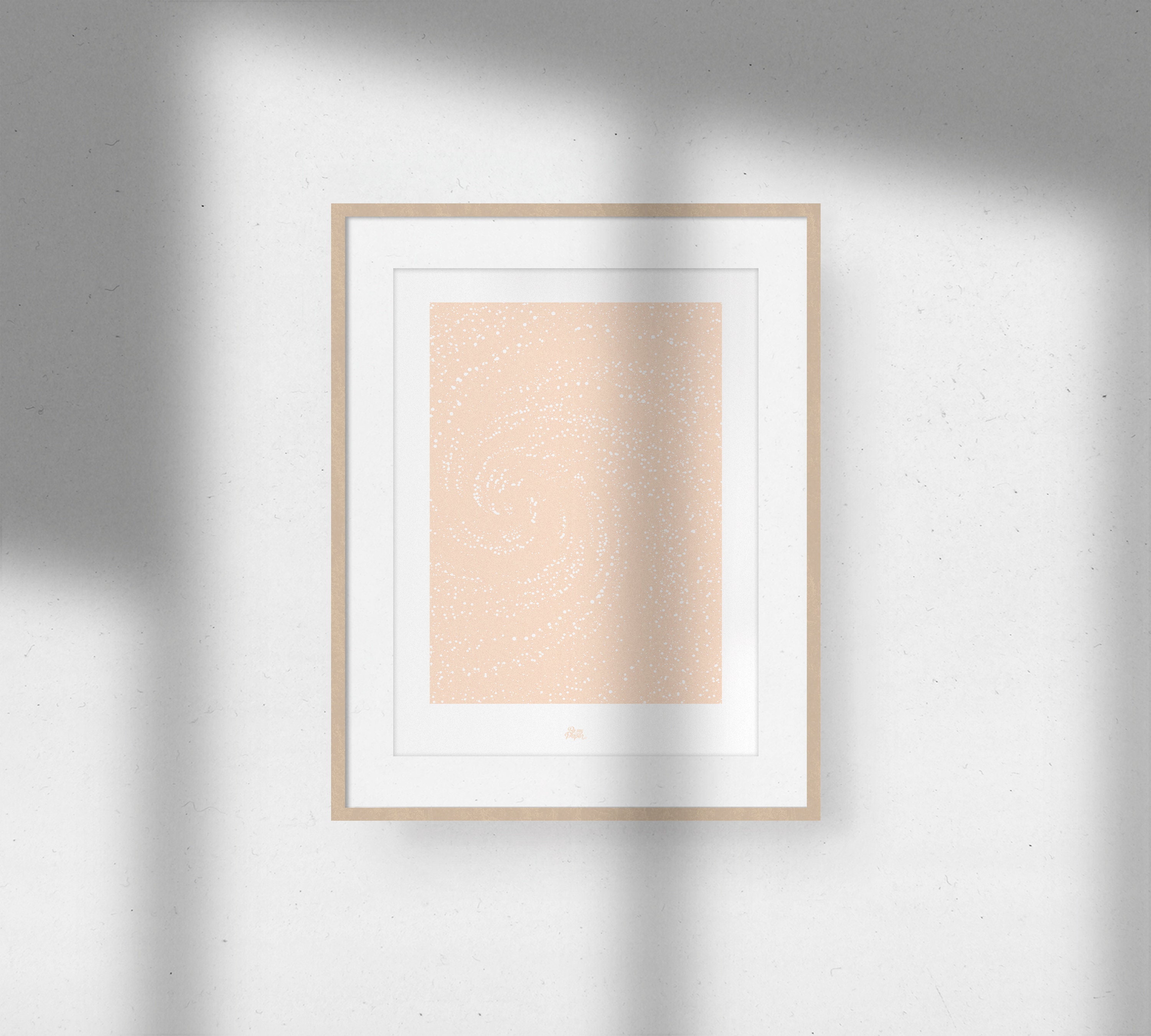 Affiche Illustration Galaxie Chambre d'enfants - Spacy