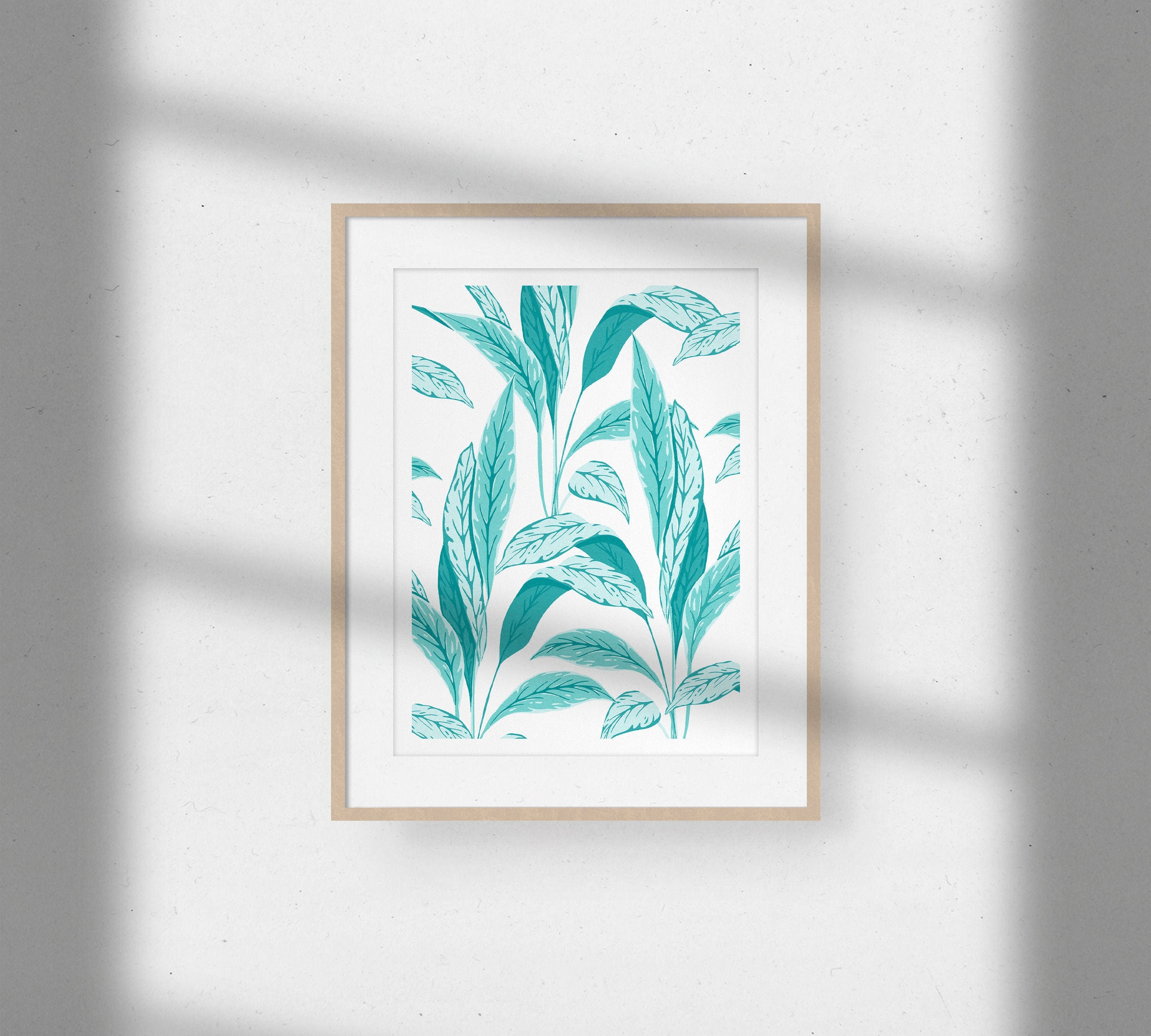 Affiche Illustration Tropicale Décoration Intérieure - Dieffenbachia Édition Limitée Botanical Tropi
