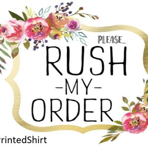 Rush my order