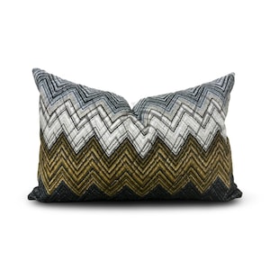 Zenith Muscovado 12x18&quot; Knife Edge Decorative Lumbar Pillow Cover