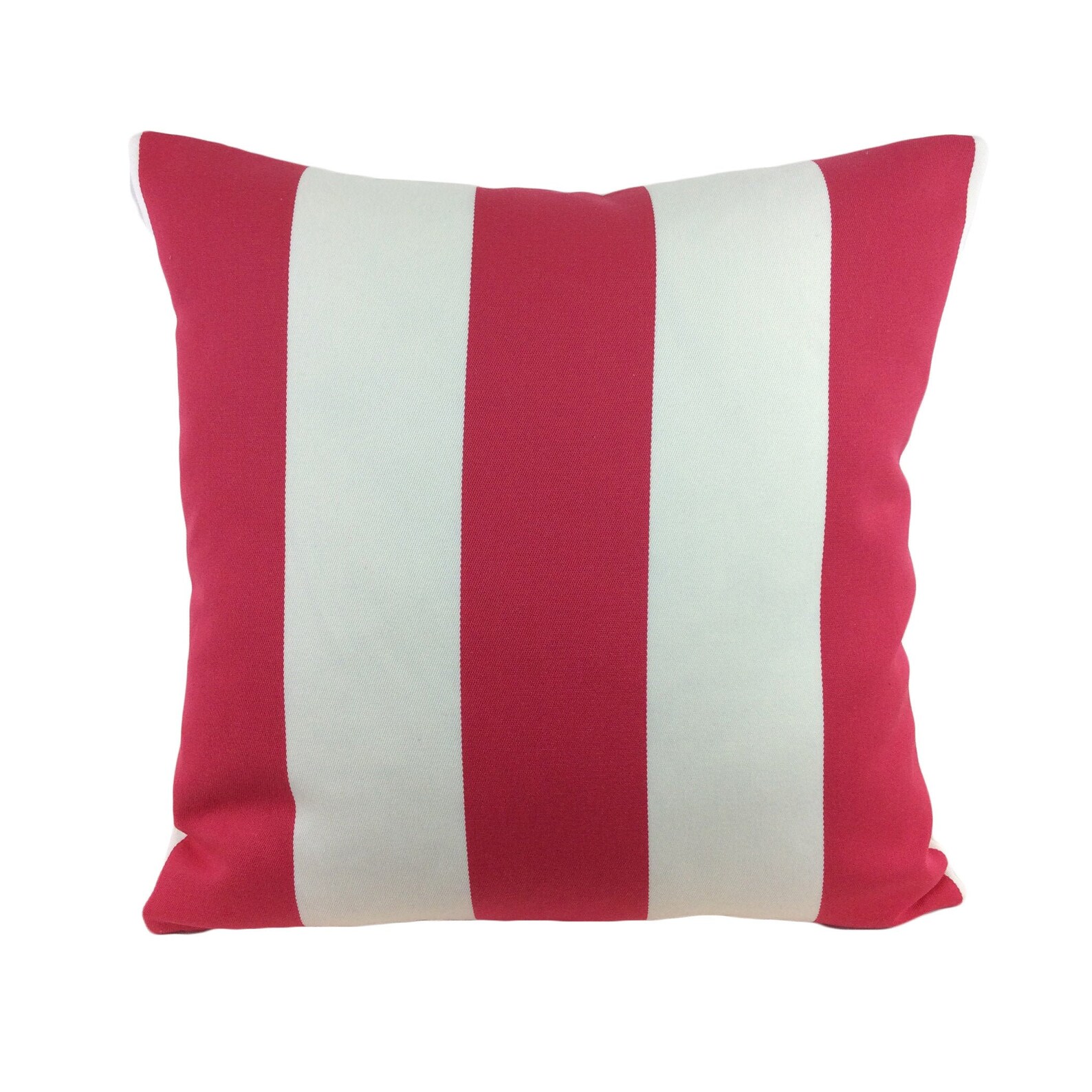 Striped Decorative Throw Pillow Cover Pink and White Etsy