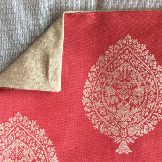 Robert Allen Fabric Bedrock Cobalt Random Blue Dots Decorative Lumbar