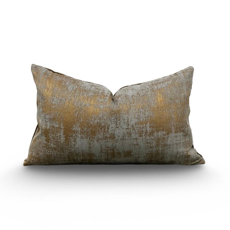 Brown Lumbar Pillow Etsy