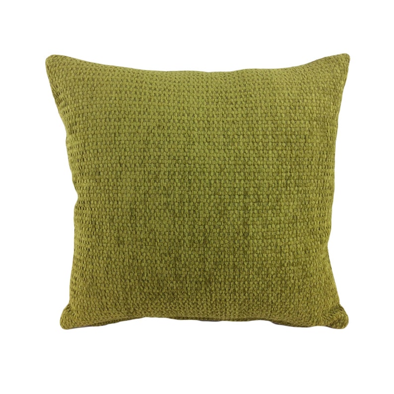 Luxe Green Tea \u2013 16\u201dx16\u201d Arc Com Fabric Decorative Throw Pillow Cover