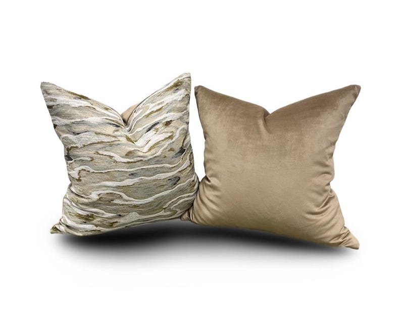 Jim Thompson Monterey Sand 20x20" Knife Edge Decorative Pillow Cover bild 2