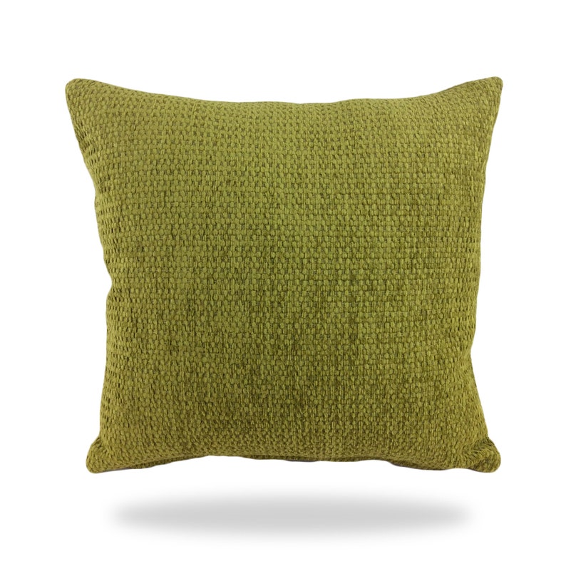 Luxe Green Tea \u2013 16\u201dx16\u201d Arc Com Fabric Decorative Throw Pillow Cover
