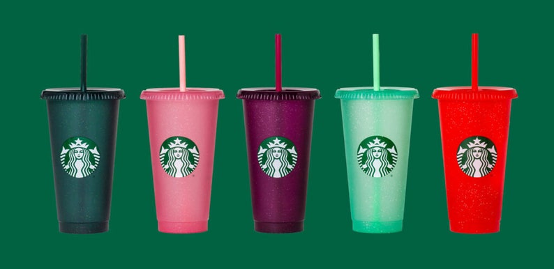 Starbucks Holiday 2020 Limited Edition Sparkle Cups