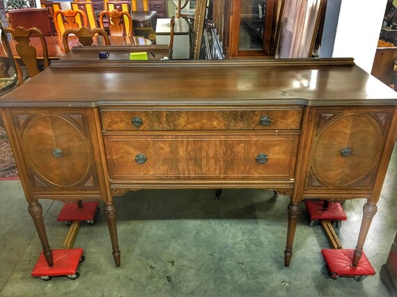 Vintage Buffet Mahogany Wood By J B Van Sciver Etsy