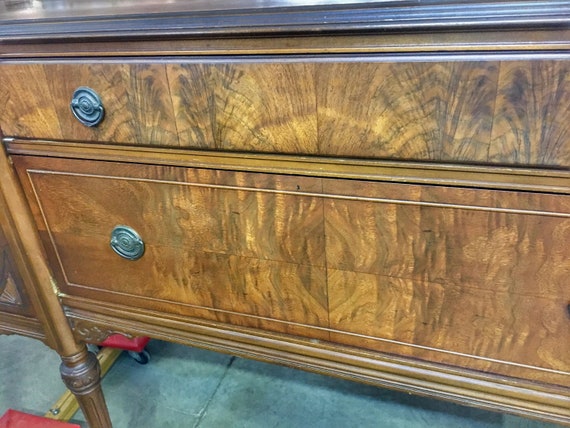 Vintage Buffet Mahogany Wood By J B Van Sciver Etsy
