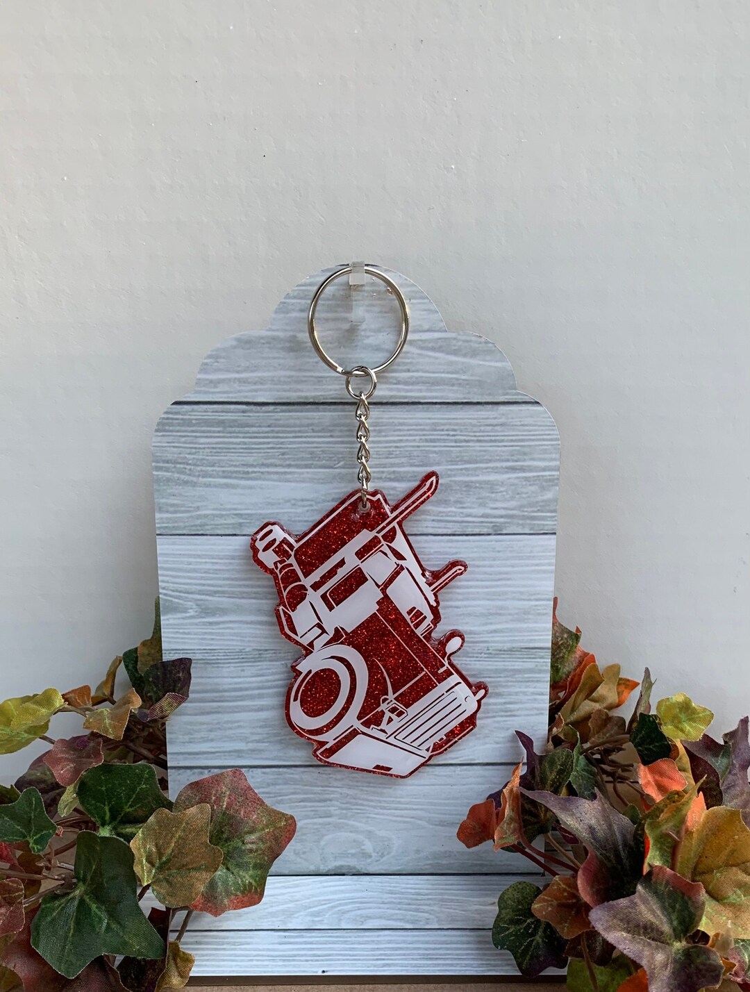 Semi Truck Keychain, Tractor Trailer, Truck Driver, Over the Road Etsy