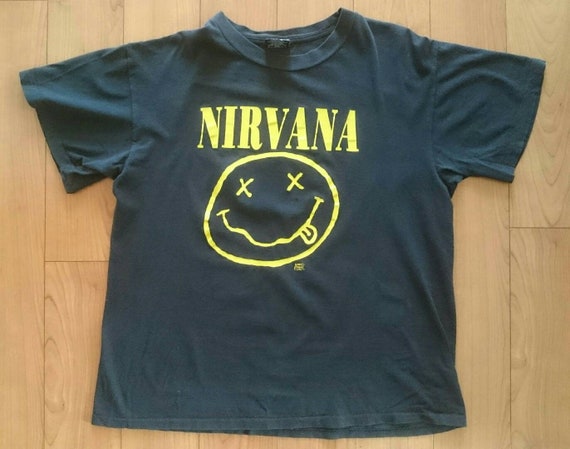 vintage nirvana nevermind shirt