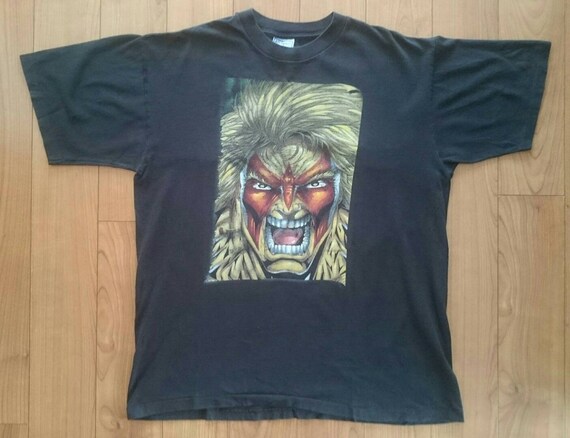 blue ultimate warrior shirt