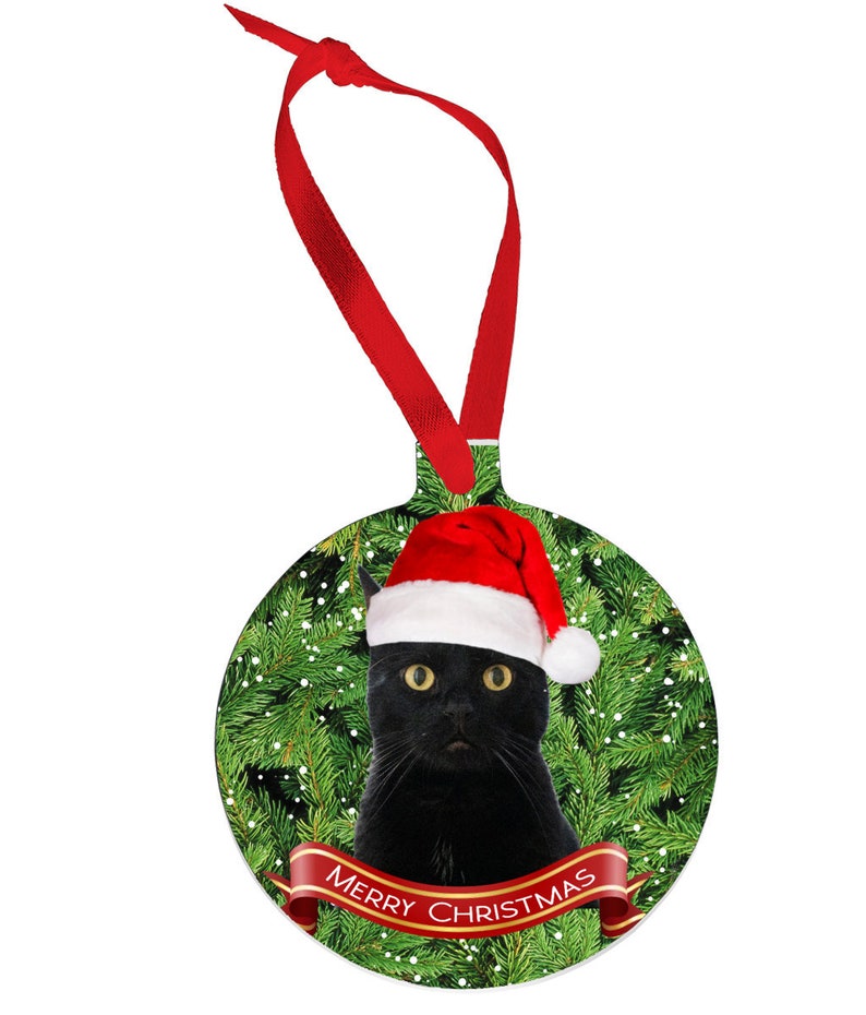 Personalised Cat Christmas Ornaments Tree Accessories Tree Etsy