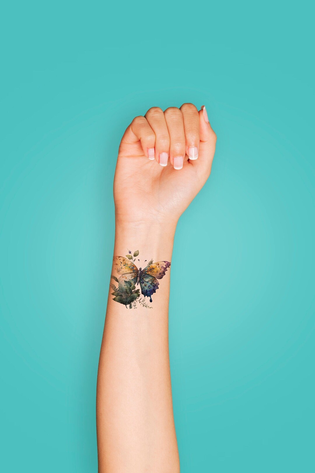 Butterfly Temporary Tattoos Not a Tattoo Fake Tattoo Temporary Wedding