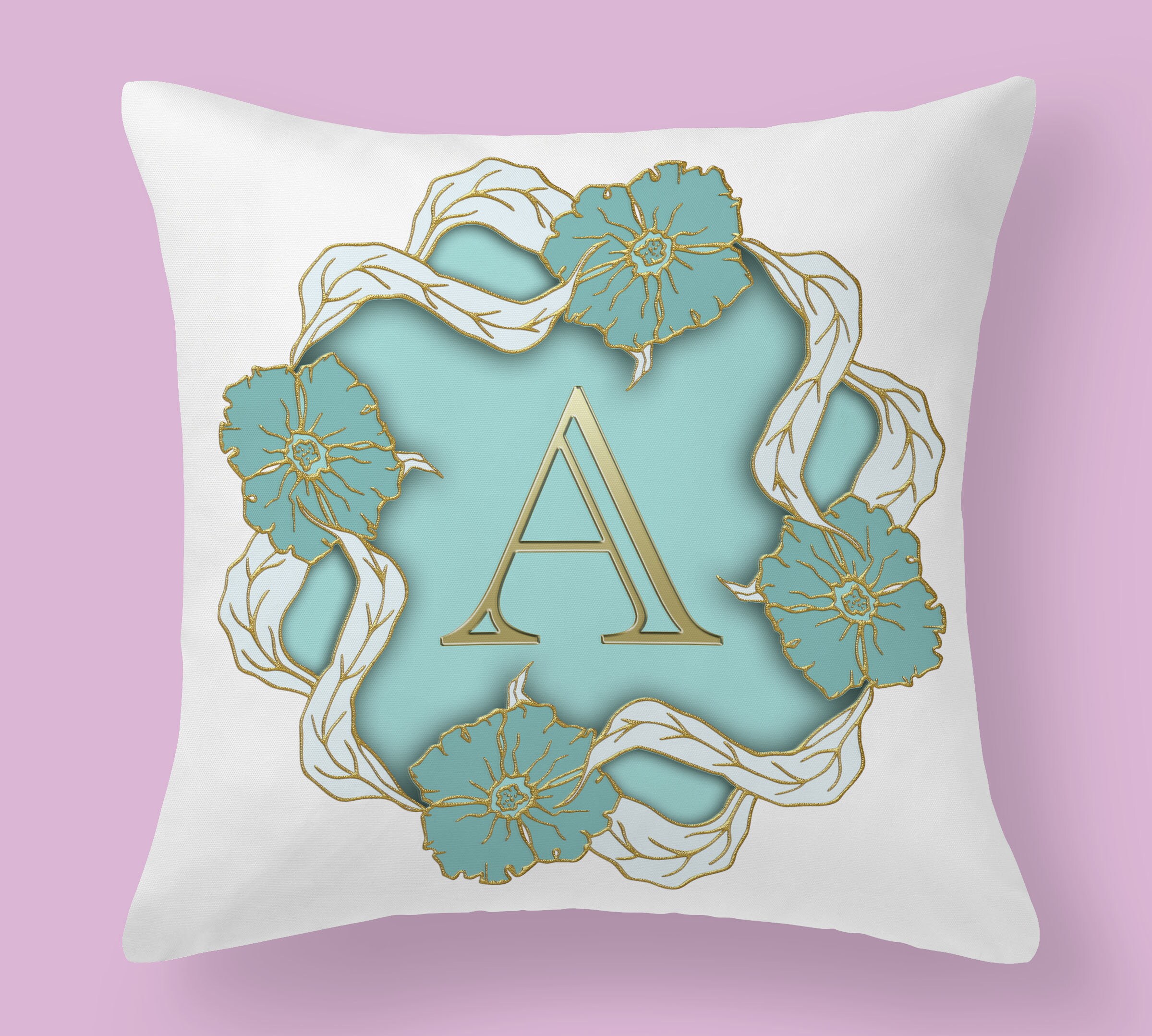 personalised throw pillow