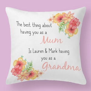 Personalised Cushion | Mothers Day Gift | Gift for Gran | Scatter Cushions | Home Decor | Personalized Cushion