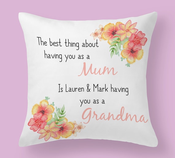 Personalised Photo Cushion Cover  Mothers Day Gift Picture Poem Custom printed❤❤ 