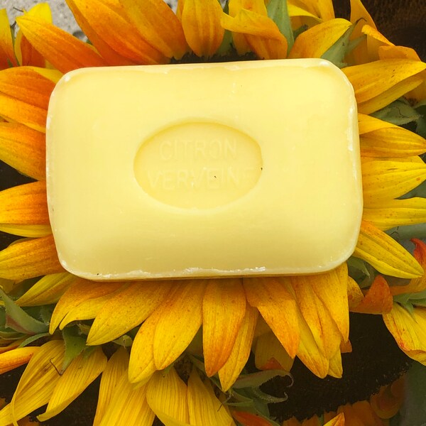 Lemon Verbena (Lemongrass) Bar Soap Handmade in France 100 Gram