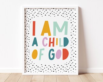 I Am A Child Of God Etsy