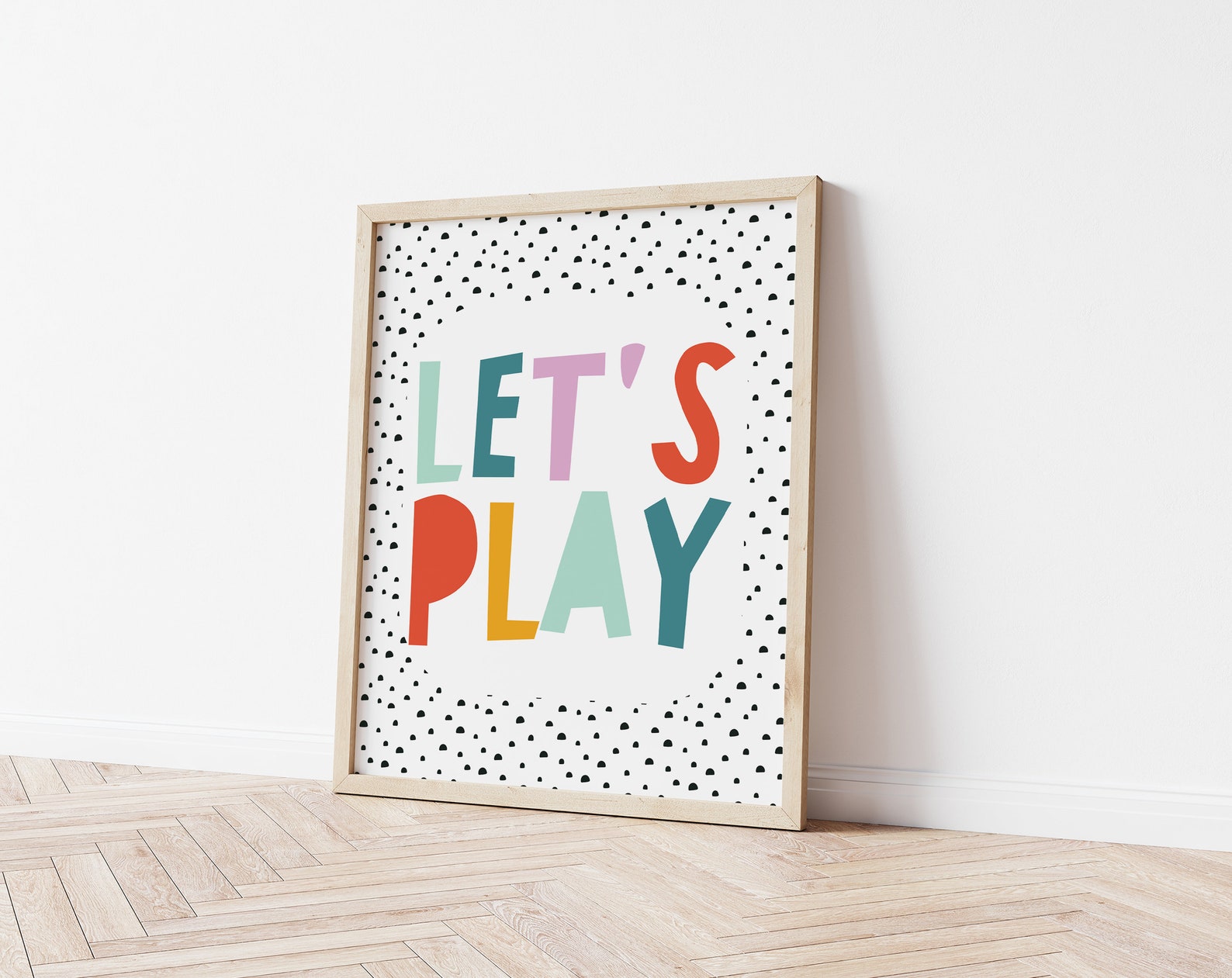 Let's Play Printable Nursery Wall Art Printable Wall Art Etsy