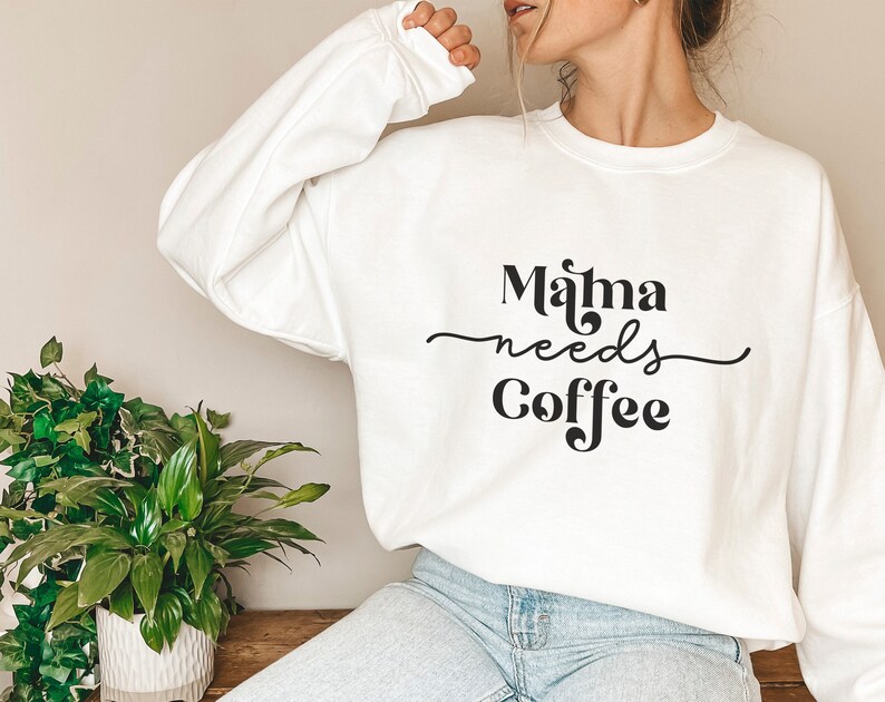 Download Mama Needs Coffee SVG Mom Life SVG Mom TShirt SVG Boy Mom | Etsy