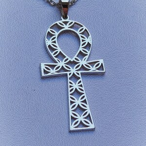 Ankh Silver Necklace, Egyptian Style Jewellery, Egyptian Necklace, Egyptian Necklace Women, Silver Ankh Pendant, Mom Christmas Gift