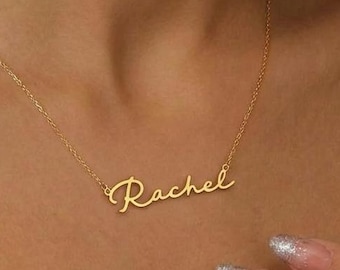 Custom Name Necklace, Gold pendant, Personalized Jewelry Gifts, Name Jewelry, Personalized Gifts for Her