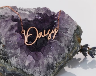 14K Gold Custom Name Necklace - Personalized Jewelry Gift