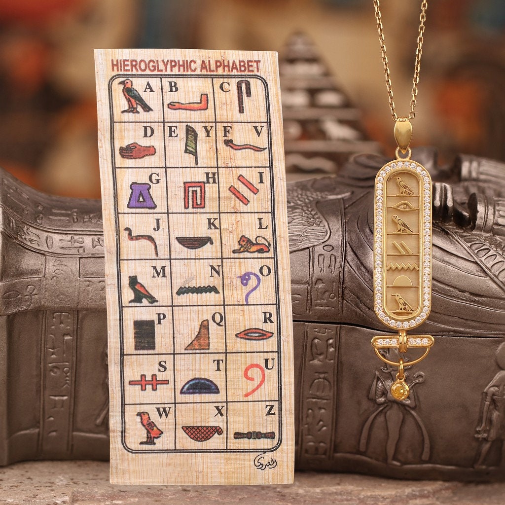 Hieroglyphic Name Pendant 2025