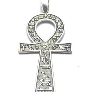Ankh Oxidized Necklace, Egyptian Style Jewellery, Egyptian Necklace ...