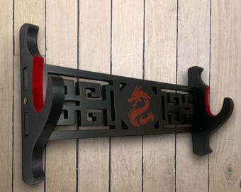 Sword Stand Wall Dragon Single Double Triple Quadruple Display Stand