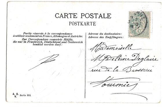 Circa 1910 Artist Signed H Hatzal Postcard Jeanne D Arc Etsy