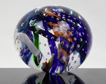 Handmade Glass &quot;Confetti&quot; Paperweight 06