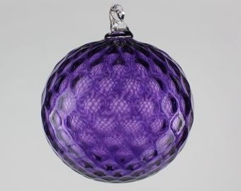 Purple Hand Blown Ornament