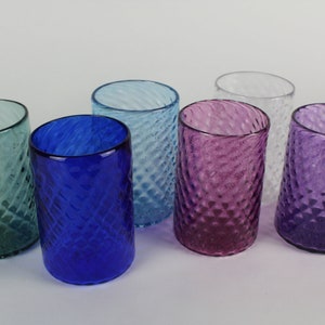 Handmade Pineapple Pattern High Ball Tumbler Drinking Cup