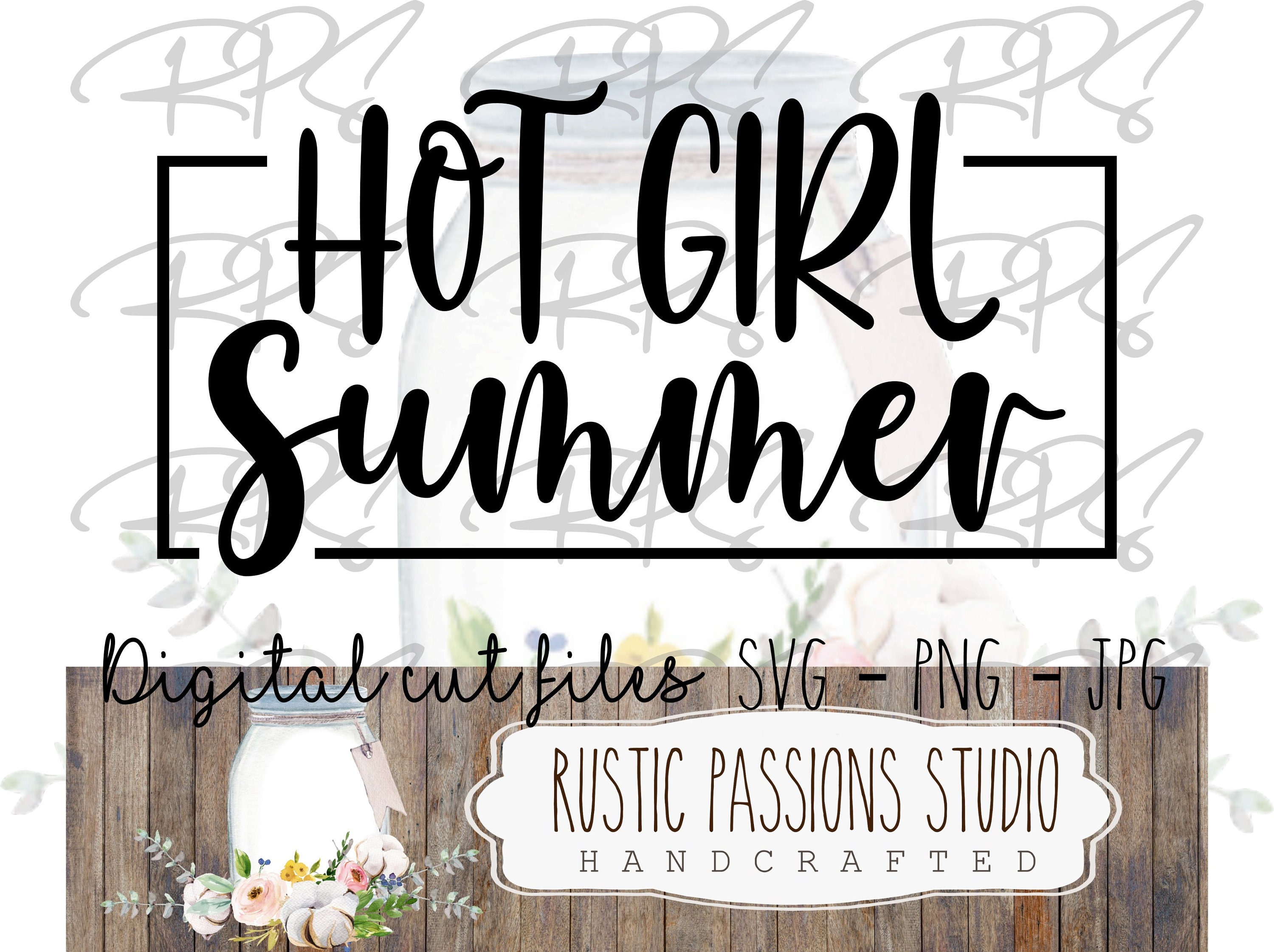 Hot Girl summer DIGITAL DOWNLOAD SVG jpg png clipart | Etsy