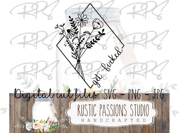 Get Fucked hand drawn SVG BOHO tumbler Decal, digital download, jpg, png, clipart, silhouette, cricut, cut file, floral abstract sublimation