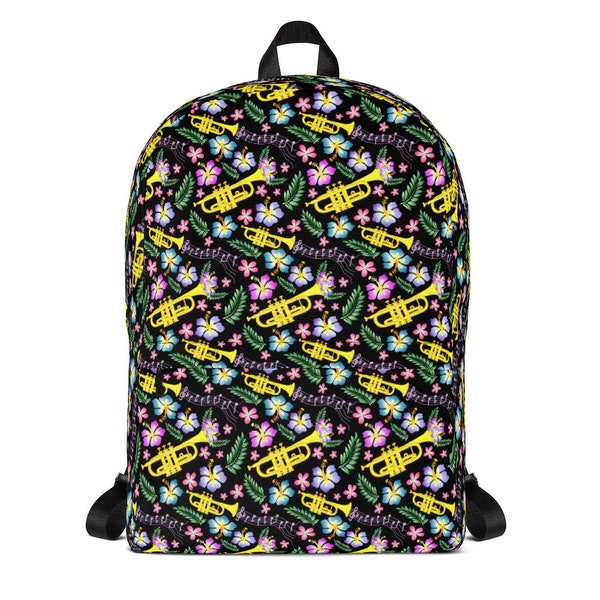Trumpets and Flowers Backpack