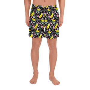 Tubas and flowers Men&#39;s Athletic Long Shorts