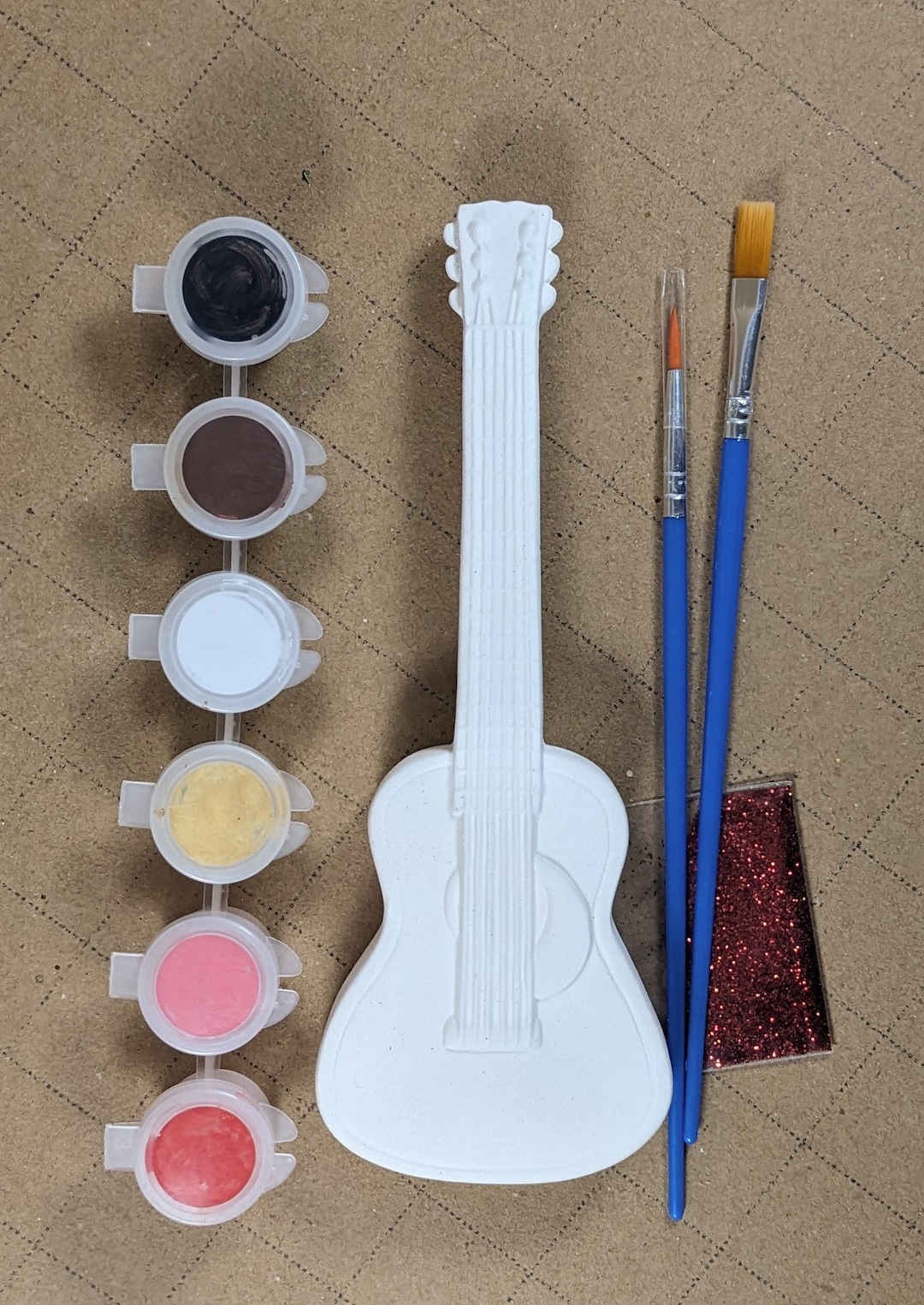Ceramic Guitar Paint Your Own Guitar Etsy