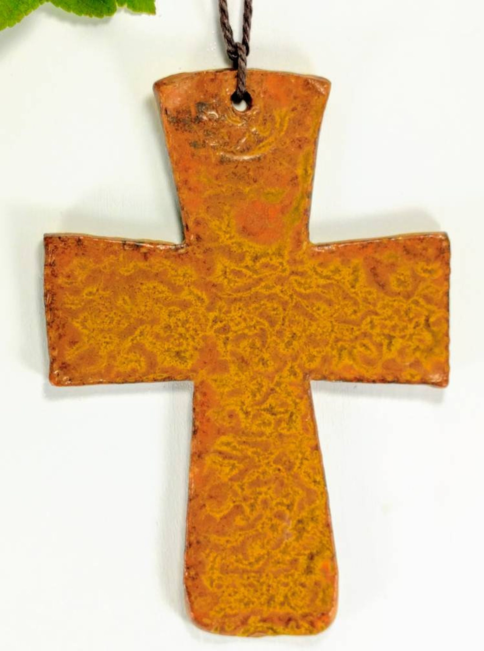 Cross Ceramic Cross Handmade Gift Christian Gift Religious Etsy