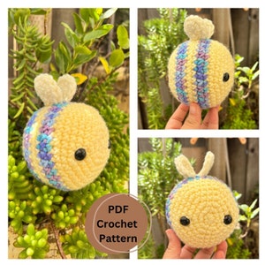 bumble Bee Crochet Amigurumi PDF Pattern, Amigurumi Bee Crochet Pattern