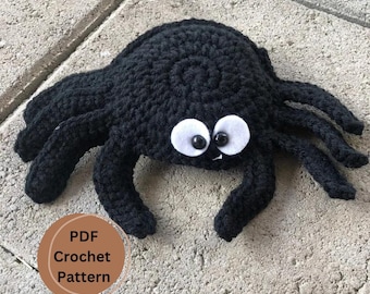 Rosie the Silly Spider Amigurumi PDF Häkelanleitung, Halloween Amigurumi Häkelanleitung, Häkelanleitung PDF