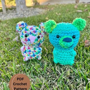 Tea Cup Teddy Crochet Amigurumi PDF Pattern, Amigurumi Bear Pattern