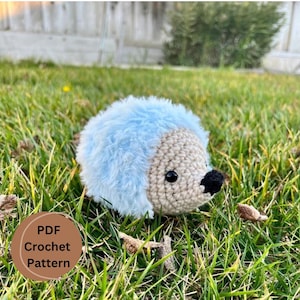No Sew Hedgehog Crochet Amigurumi PDF Pattern, Amigurumi Hedgehog Crochet Pattern