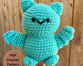 Bat Amigurumi Crochet Amigurumi PDF Pattern, Amigurumi Bat Crochet Pattern
