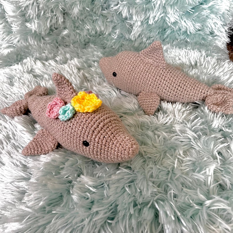 Dolphin Crochet Amigurumi PDF Pattern, Amigurumi Dolphin Crochet Pattern image 2